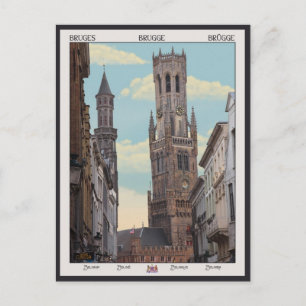 Der Belfried in Brügge Postkarte