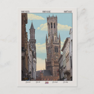 Der Belfry in Brügge Postkarte