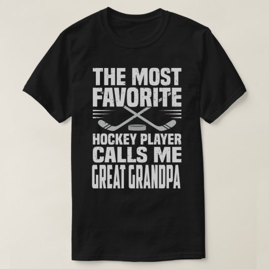 Der beliebteste Hockey-Spieler nennt mich GREAT GR T-Shirt (Design vorne)