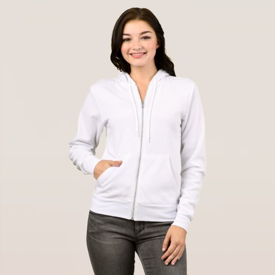 Damen Bella+Canvas Reißverschluss-Hoodie