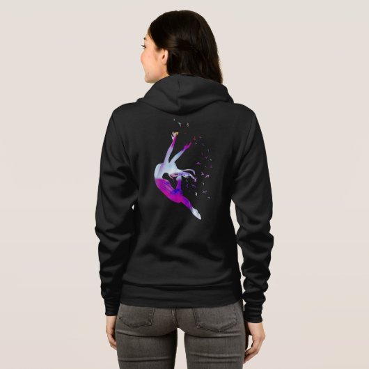 Der Bella der wunderbaren Frauen+Leinwand Hoodie (Schwarz voll)