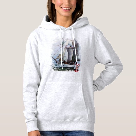 Der Belle Poule Hoodie (Vorderseite)