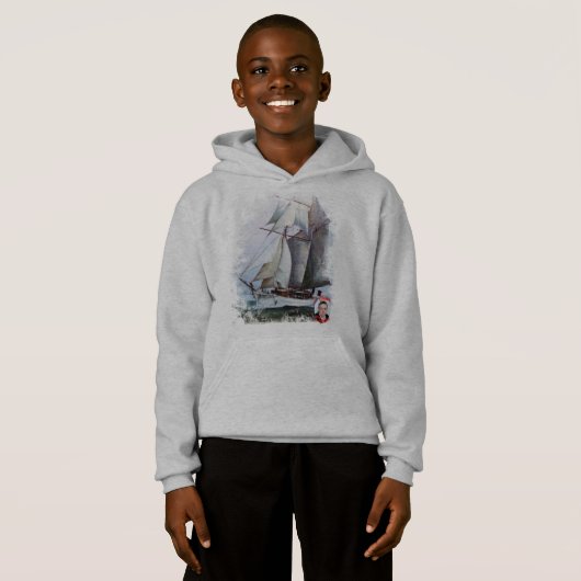 Der Belle Poule Hoodie (Vorne ganz)