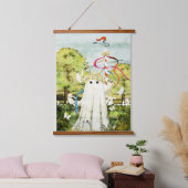Der Beltane-Geist Wandteppich Mit Holzrahmen (Schlafzimmer)