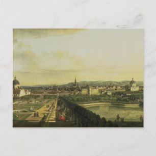 Der Belvedere aus Gesehen, Wien Postkarte