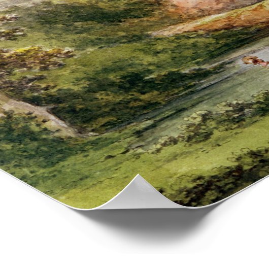 Der Belvedere, Petit Trianon Poster (Ecke)