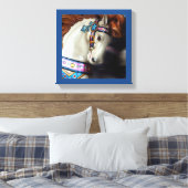 Der bemalte Vergnügungspark Reiten 7 Leinwanddruck (Insitu (Schlafzimmer))