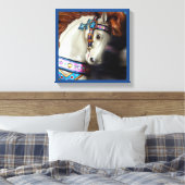 Der bemalte Vergnügungspark Reiten 7 Leinwanddruck (Insitu (Schlafzimmer))