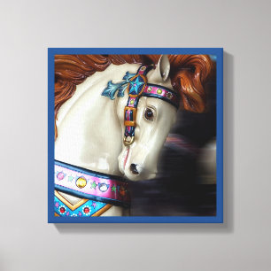 Der bemalte Vergnügungspark Reiten 7 Leinwanddruck