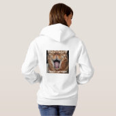 Der bengalische Hoodie "VERRÜCKTE CAT-DAME " der (Schwarz voll)