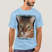 Der bengalische T - Shirt der Katzen-Männer "ich (Vorderseite)