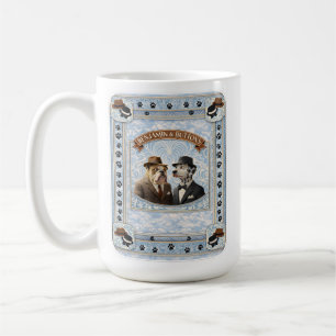 Der Benjamin und Buttons elegante Hund Vintage-Ker Kaffeetasse