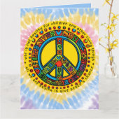 Der benutzerdefinierte Krieg ist nicht gesund ziti Karte (Gelbe Blume)