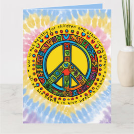 Der benutzerdefinierte Krieg ist nicht gesund ziti Karte