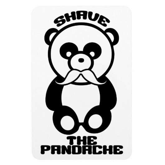 Der benutzerdefinierte Pandache-Magnet Magnet (Vertikal)