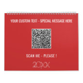 Der benutzerdefinierte QR-Code-Textkalender Wählen Kalender (Titelbild)
