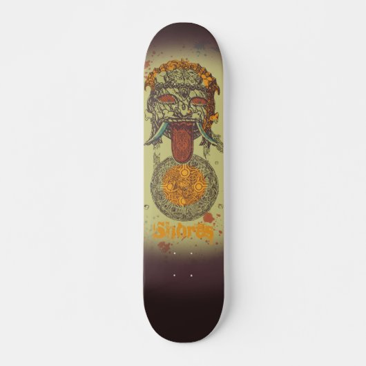 Der Beobachter #1 - Grün Skateboard (Vorne)