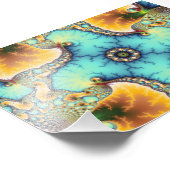 Der Beobachter - Fraktal Fotodruck (Ecke)