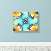 Der Beobachter - Fraktal Leinwanddruck (Insitu (Holzboden))