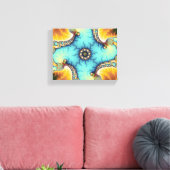 Der Beobachter - Fraktal Leinwanddruck (Insitu (Wohnzimmer))