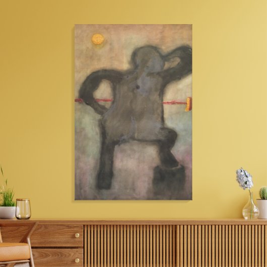 Der Beobachter Leinwanddruck (Insitu (Wohnzimmer))