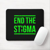 Der Berater des Stigma Mental Health Awareness War Mousepad (Mit Mouse)