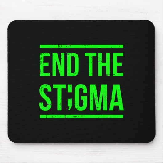 Der Berater des Stigma Mental Health Awareness War Mousepad (Vorne)