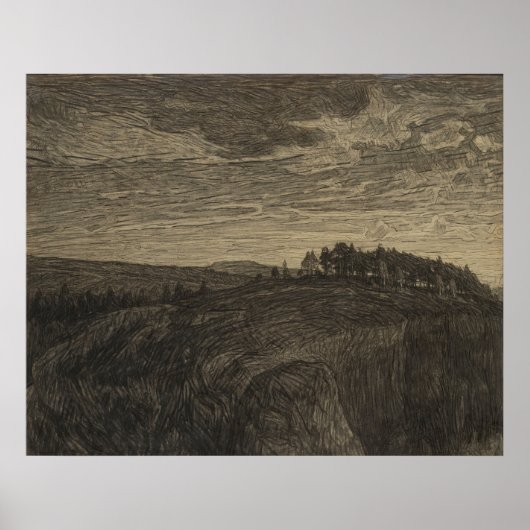 Der Berg (1898) Herman Norrman Poster (Vorne)