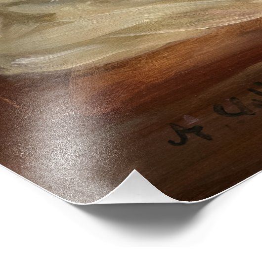 Der Berg Butter von Antoine Vollon Fotodruck (Ecke)