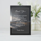 Der Berg Dankeskarte (Stehend Vorderseite)