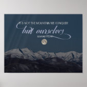 Der Berg, den wir erobern Poster (Vorne)