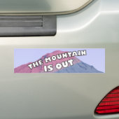 Der Berg ist heraus Bi-Autoaufkleber Autoaufkleber (Auf Auto)