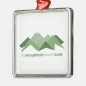 Der Berg kümmert sich nicht Ornament Aus Metall (Links)