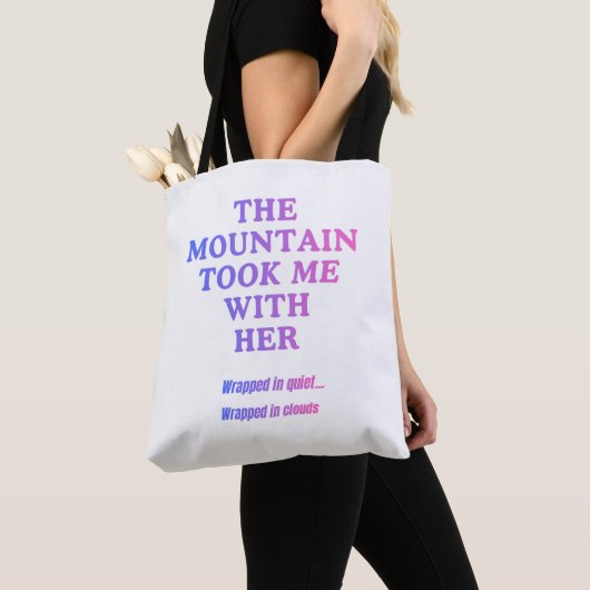 Der Berg nahm mich mit Tasche (Von Nahem)