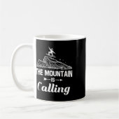 Der Berg nennt Snowboarder Snowboard Geschenk Kaffeetasse (Links)