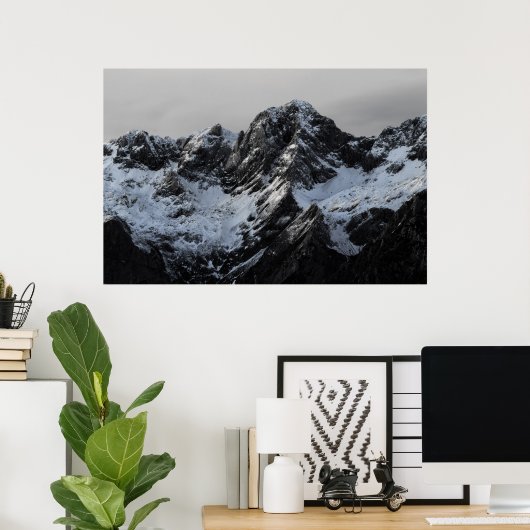 Der Berg Poster (Heimbüro)