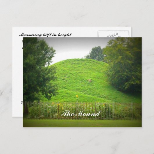 Der Berg Postkarte (Vorne/Hinten)