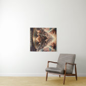 Der Berg YAHWEH Wandteppich (Beispiel (Horizontal))