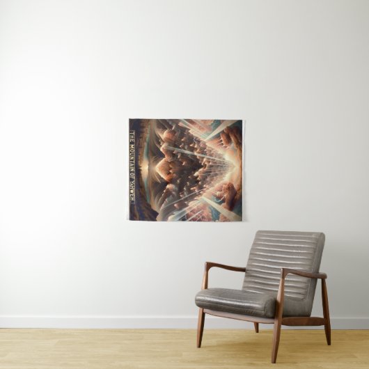 Der Berg YAHWEH Wandteppich (Beispiel (Horizontal))