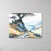 Der Bergpass Leinwanddruck (Vorderseite)