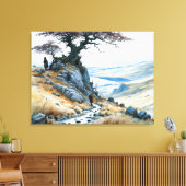 Der Bergpass Leinwanddruck (Insitu (Wohnzimmer))