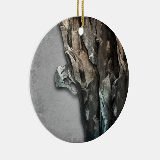 Der Bergsteiger Keramikornament (Rechts)