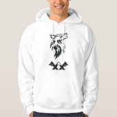 Der Bergwolf Hoodie (Vorderseite)