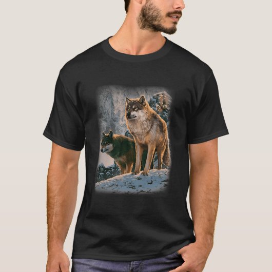 Der Bergwolf T-Shirt (Vorderseite)