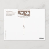 Der berittene Araber Postkarte (Rückseite)