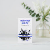 Der berufliche Reinigungs-Service PERSONIFIZIEREN Visitenkarte (Stehend Vorderseite)