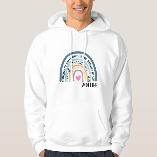 Der Berufstherapeut stärkt den Körper Hoodie (Vorderseite)