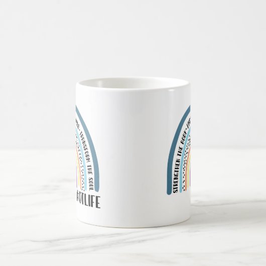 Der Berufstherapeut stärkt den Körper Kaffeetasse (Mittel)