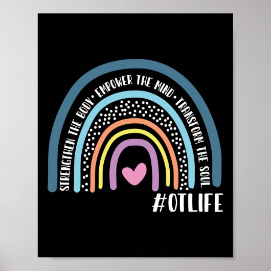 Der Berufstherapeut stärkt den Körper Poster (Vorne)