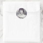 Der berühmte Antonietta Meo Runder Aufkleber (Tasche)
